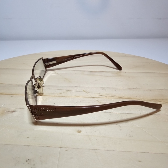 Fendi Eyeglasses Frames Only F602R 52□16 250 135 Made in Italy Missing Rhineston - Picture 4 of 10